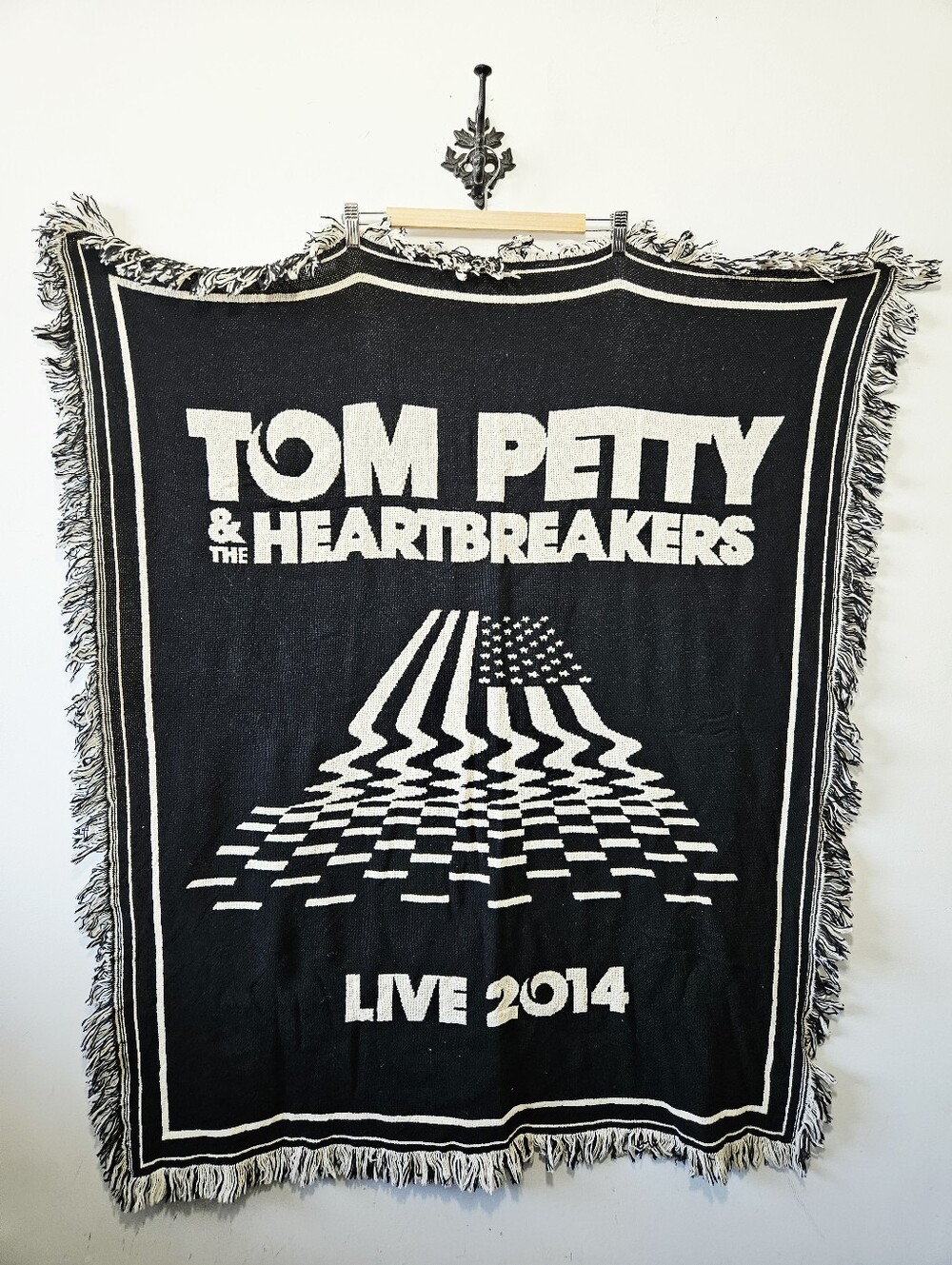 Tom Petty & The Heartbreakers 2014 Tour Tapestry Blanket Concert Merch